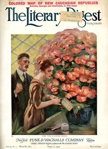 Literary Digest-April 2, 1921-Catholic VS. Protestant-Tax & Tariff-Caucasian Rep - Picture 1 of 3