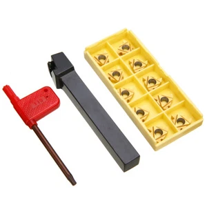 SEL1212H16 Gewindedrehmeißel Drehstahl Klemmhalter +10x 16IR AG60 Wendeplatten - Bild 1 von 12