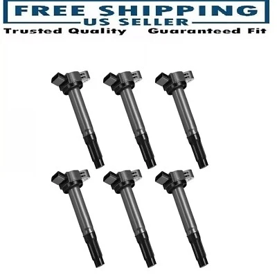 6 Heavy Duty Ignition Coils Fits 2007-2024 Lexus ES350 3.5L V6 - Image 1 of 2