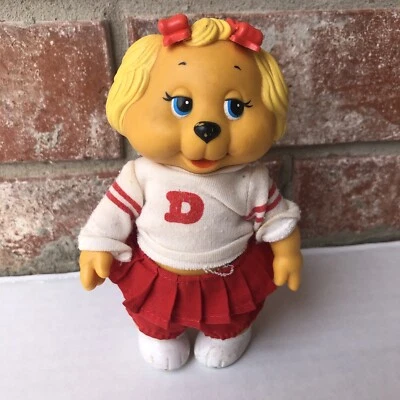 Figura PVC Tomy Dotty Dog Get Along Gang Vintage 1984 Cheerleader 5.5" Rojo Foto 1 de 4