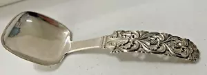 Vintage Norwegian Sterling Silver serving spoon - Picture 1 of 5
