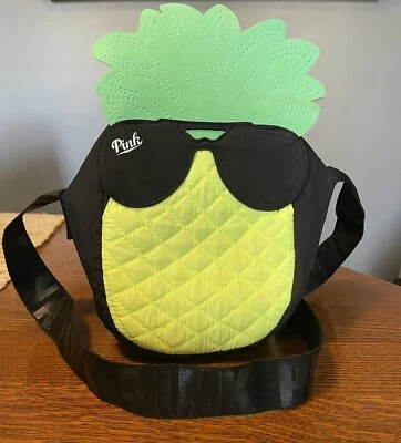 BOLSO DE HOMBRO VICTORIA'S SECRET ROSA PIÑA PLAYA REFRIGERADOR BOLSO ALMUERZO NUEVO SIN ETIQUETAS Foto 1 de 3