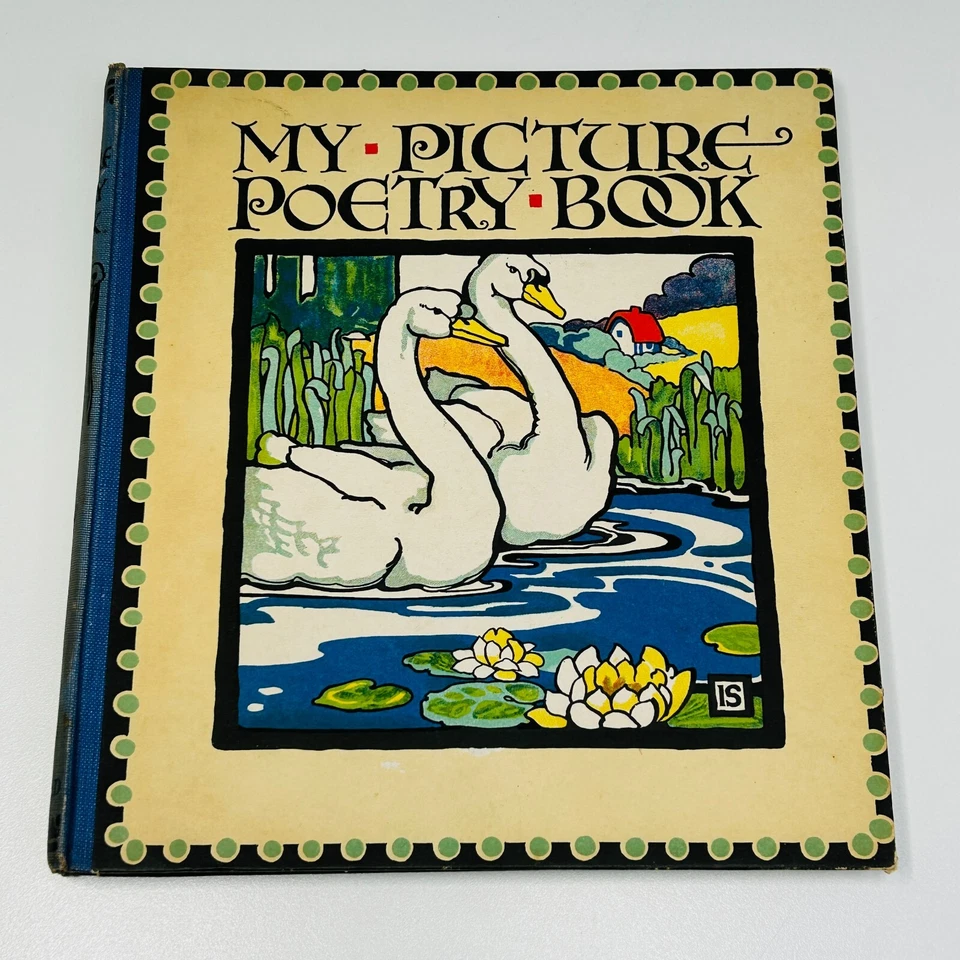 My Picture Poetry Book Oxford University Press Illust. Children's Book 1925 Rare - image 1 of 4