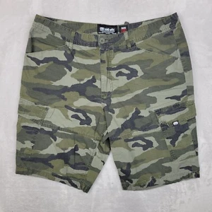 Ecko Shorts Mens 38 Ripstop Camo Army Green Baggy Loose Y2K HipHop Rhino Adult - Picture 1 of 8