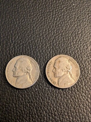 1950 P & D  Jefferson Nickels - Image 1 of 4