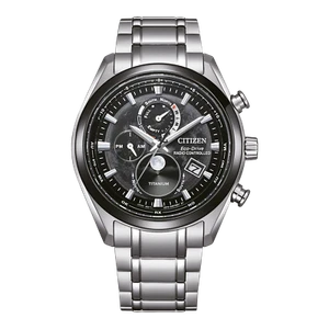 CITIZEN Herren Armbanduhr BY1018-80E Mondphasenwerk Solar Funkuhr 43 mm B-Ware - Bild 1 von 3
