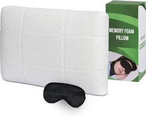 Cuscino letto XOTUP memory foam per dormire comodamente e profondamente più maschera viso seta - Foto 1 di 8