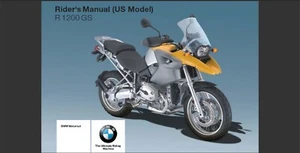 2005 BMW R 1200 GS USA Model Maintenance and Owner's Manual (Reprint) - Picture 1 of 13