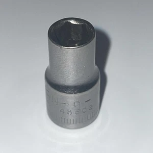 Vintage Craftsman USA 6mm 6 Point 1/4" Drive Shallow Socket 43502, INV G Series - Bild 1 von 12