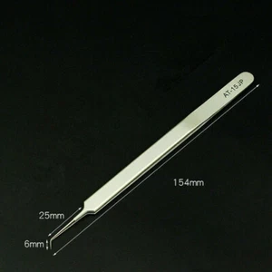 Pinzas de precisión industriales curvas AT-15JP Thin Fly Line de 0,15 mm 5 piezas - Imagen 1 de 5