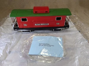 MTH Hojalata Serie 200 H 217 Rojo y Verde Guisante Níquel Caboose 10-2044 Navidad - Imagen 1 de 24