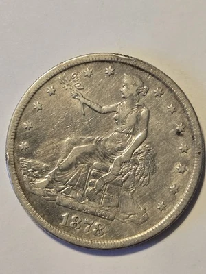 Dólar comercial 1878 S $1 Foto 1 de 4