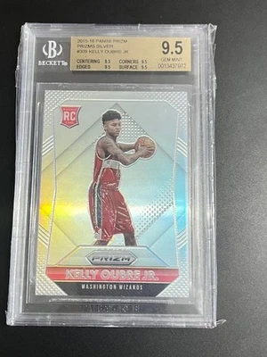 2015-16 PANINI PRIZM KELLY OUBRE JR RC ROOKIE SILVER BGS 9.5 76ERS - Image 1 of 2