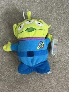 Vintage Disney Pixar Toy Story 2 Star Bean 6" Plush Alien #9 With Tags Rare - Picture 1 of 6
