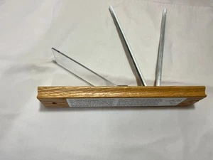 Crock Stick Messerscherenschärfer zweistufig 2 Stäbe Holzsockel mit Anleitung - Bild 1 von 6