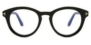 Gafas Tom Ford FT5940-B 001 bloque de luz azul 49 para hombre - Imagen 1 de 3