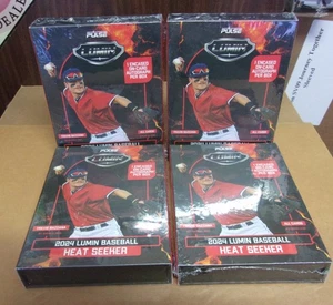 LOT OF (4) 2024 PULSE LUMIN HEAT SEEKER EDITION   BASEBALL BOXES - Picture 1 of 1