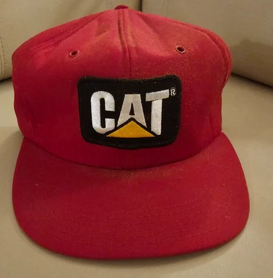 Gorra de béisbol vintage CAT Caterpillar espuma camionero gorra snapback talla única Foto 1 de 2