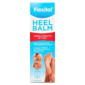 Flexitol Heel Balm Concentrated Moisturizer Exfoliator Soften Repair Feet 2oz - Picture 1 of 3