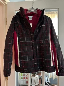 Columbia Damen Gr: M 3-in-1 Wechseljacke Mantel Winter anthrazit weinrot - Bild 1 von 6