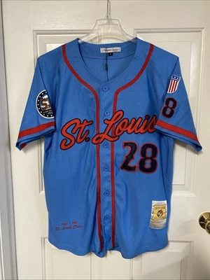 Headgear Classics St. Louis Stars Liga Negra BB Jersey Bordado Para Hombre’s M NUEVO Foto 1 de 4