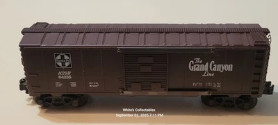 K-Line ATSF Santa Fe Brown Boxcar #64235 O Gauge Freight Car Sprung Trucks - Image 1 of 4