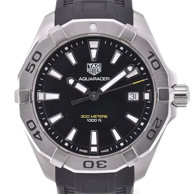 TAG HEUER Aqua racer WBD1110.FT8021 300m black Dial Quartz Men's Watch P#143552 - Image 1 of 4