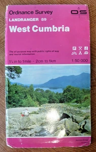Ordnance Survey Map West Cumbria Landranger 89 Cockermouth Workington St Bees - Bild 1 von 1