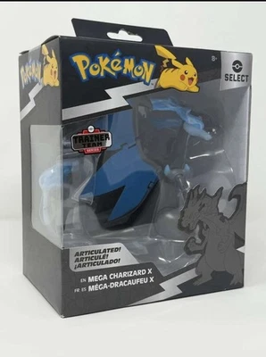 Boneco superarticulado Pokémon Select Mega Charizard X - 6 polegadas  - Imagem 1 de 4