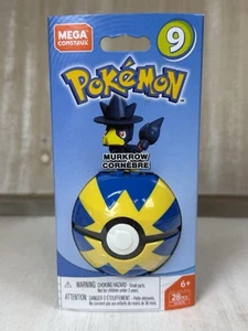 Mega Bloks Pokemon Mega Construx Series 9 Murkrow Set GCM78 Pokémon Pokeball - Picture 1 of 4