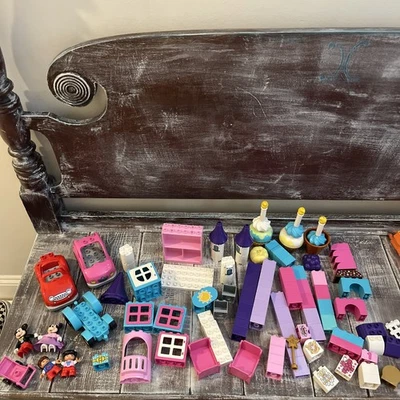 Lego Duplo Disney Castillo Lote Figuras Piezas Minnie Mickey Girl Castle Foto 1 de 4