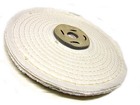 White, Close Stitched Polishing Mops all sizes buffing kit - Made in UK