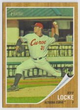 2011 Topps Heritage Minor League Green Tint #41 Jeff Locke 188/620