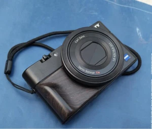 Empuñadura de madera de ébano para Sony AGR2 RX100 RX100M7 M6 M5 M4 M3 M2 - Imagen 1 de 11