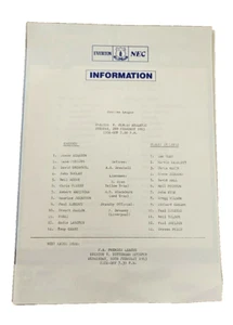 EVERTON V OLDHAM ATHLETIC - PONTINS LEAGUE - 2/2/1993 - Picture 1 of 1