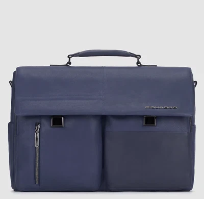 Piquadro - Briefcase with computer holder 15,6" E Ipad Pro - Immagine 1 di 4