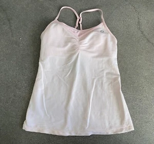 Lorna Jane pink athletic tank top sports bra women's S - Picture 1 of 12