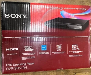 Sony DVP-SR510H Black 1080p HDMI Input DVD Upscaling Player - Picture 1 of 4