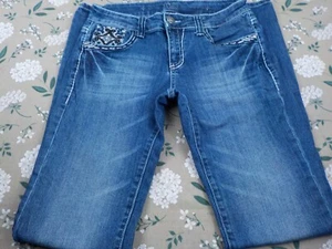 Pello Strait Leg Flare Jeans Size 8 - Picture 1 of 8