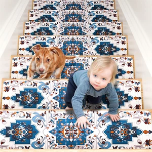 Stair Treads for Wooden Steps,15 PCS 8" X 30" Stairs Carpet Non Slip,Indoor Reus - Picture 1 of 8