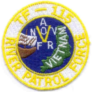 TF-115 Task Force Patch River Patrol Force Vietnam Small - Bild 1 von 6