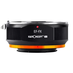 K&F Concept Adapter Pro for Canon EF EOS Lens to Fuji FX mount body Camera X-E1 - Picture 1 of 11
