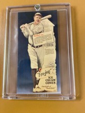 Babe Ruth Fro Joy Ice Cream Cones Promo AD Card NY Yankees