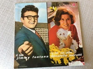 DISCO 45 GIRI ED. SPAGNOLA GIANNI MORANDI RITA PAVONE J. FONTANA D. MORETTI 1965 - Imagen 1 de 2