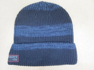 A. KURTZ 56 Stripe Watch Cap Acrylic With Patch Logo "Navy" - Picture 1 of 3