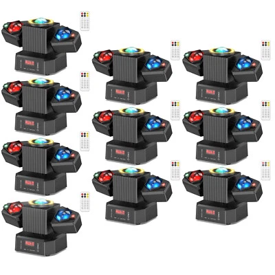 105W RGBW LED Moving Head Light Disco Stage Lighting Beam DMX Party Effect Light - Image 1 of 4