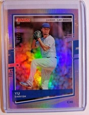 2020 DONRUSS CAREER STAT LINE YU DARVISH 427/500 (m)