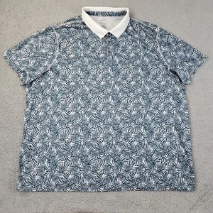 Apt. 9 Premier Flex Polo Mens 5XB 5X Big Blue Performance Short Sleeve Shirt - Picture 1 of 7