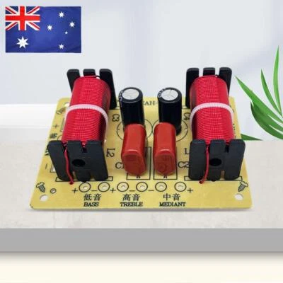 3 Way Speaker Crossover Circuit Treble Midrange Bass Module Frequency Divider - Image 1 of 4