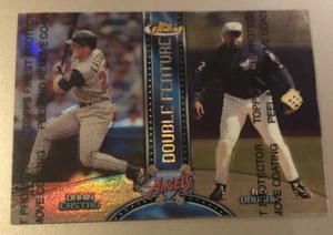 1999 Topps Finest Double Feature MO VAUGHN DARIN ERSTAD Refractor Left SP! - Picture 1 of 2